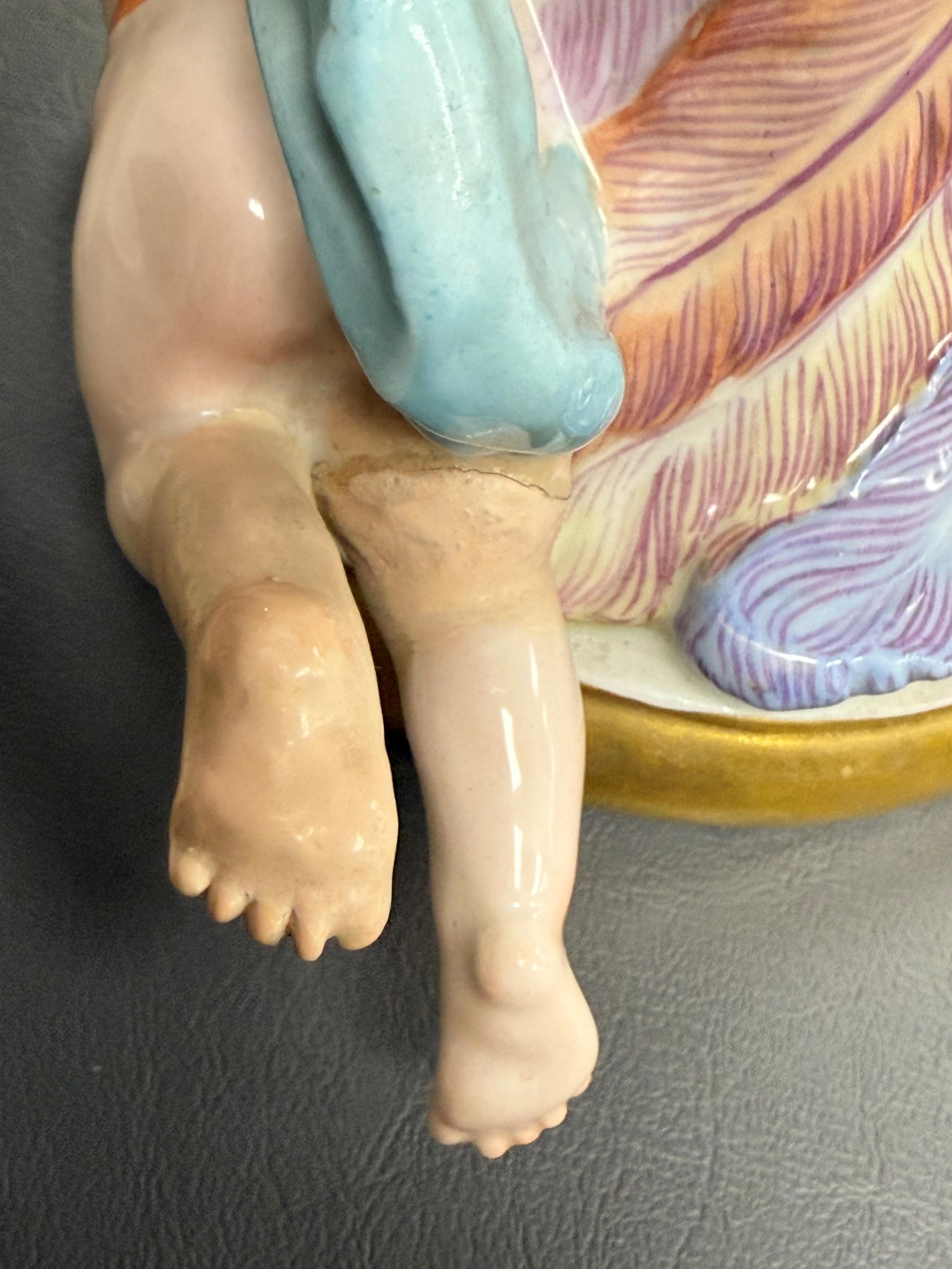 A large Meissen ‘Elements’ ewer, emblematic of air, late 19th century